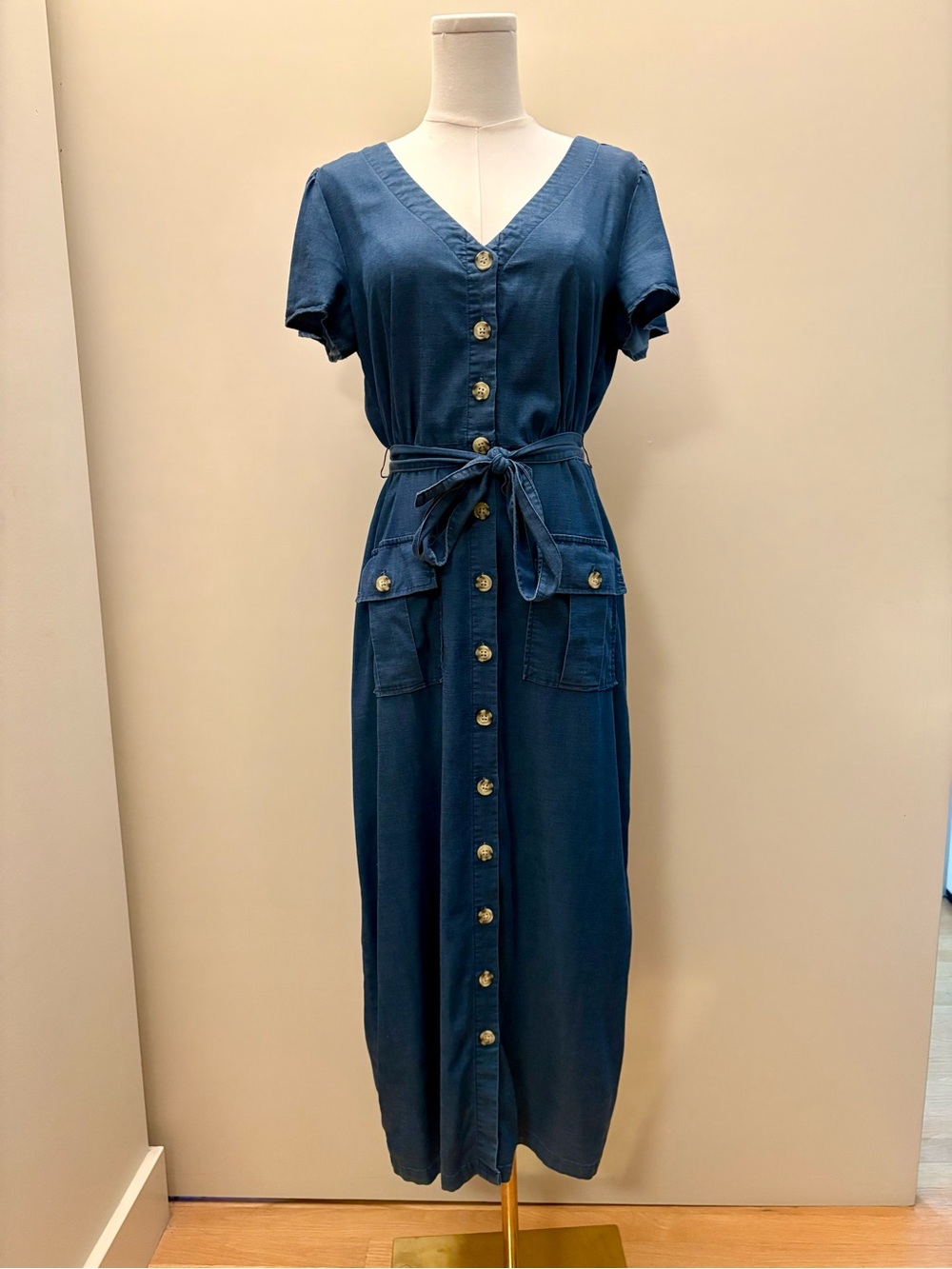 Button-Down Maxi Dress